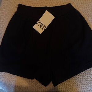 Zara Women's Classic Black Athletic Shorts